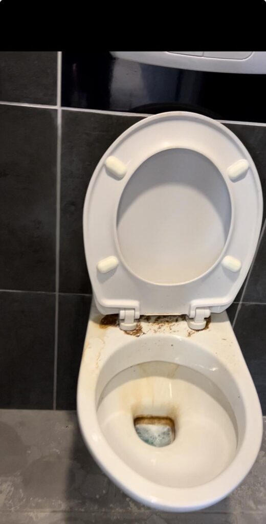 Sanitaires et toilettes propres après une intervention de nettoyage et désinfection